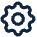 gray gear icon