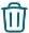 Blue outlined bin