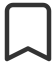 White bookmark icon with blue outlines