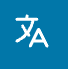 overlapping characters on light blue background