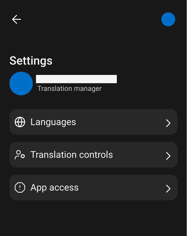 Voice for Teams TM Settings screenshot